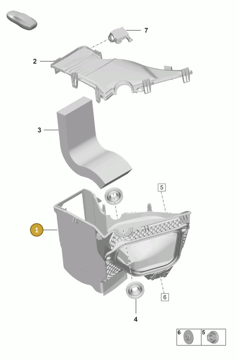 9P5815130B — Porsche 911 (2024-2025) diagram p53814050, position 1