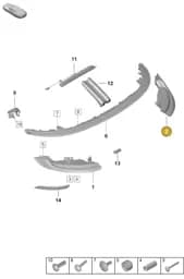 9P5945092C Porsche Rear Light