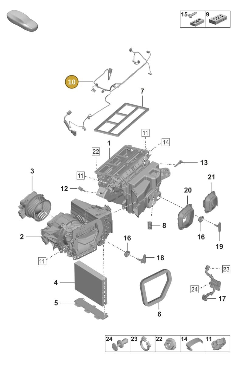 9P5971565A — Porsche 911 (2024-2025) diagram p53814000, position 10