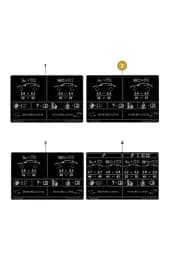 9Y0010000BN Porsche Data Plate for Tyre Pressure