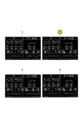 9Y0010000BT Porsche Data Plate for Tyre Pressure