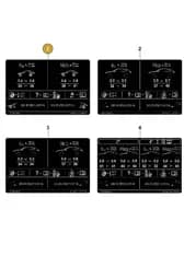 9Y0010000CG Porsche Data Plate for Tyre Pressure