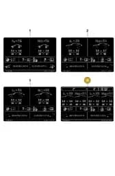 9Y0010000CJ Porsche Data Plate for Tyre Pressure