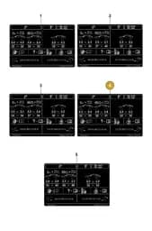 9Y0010000CQ Porsche Data Plate for Tyre Pressure