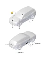 9Y0010004 Porsche Data Plate