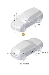 9Y0010014AA Porsche Type Plate * Coolant