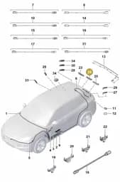 9Y0035225D Porsche Aerial Amplifier
