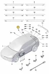 9Y0035225L Porsche Aerial Amplifier