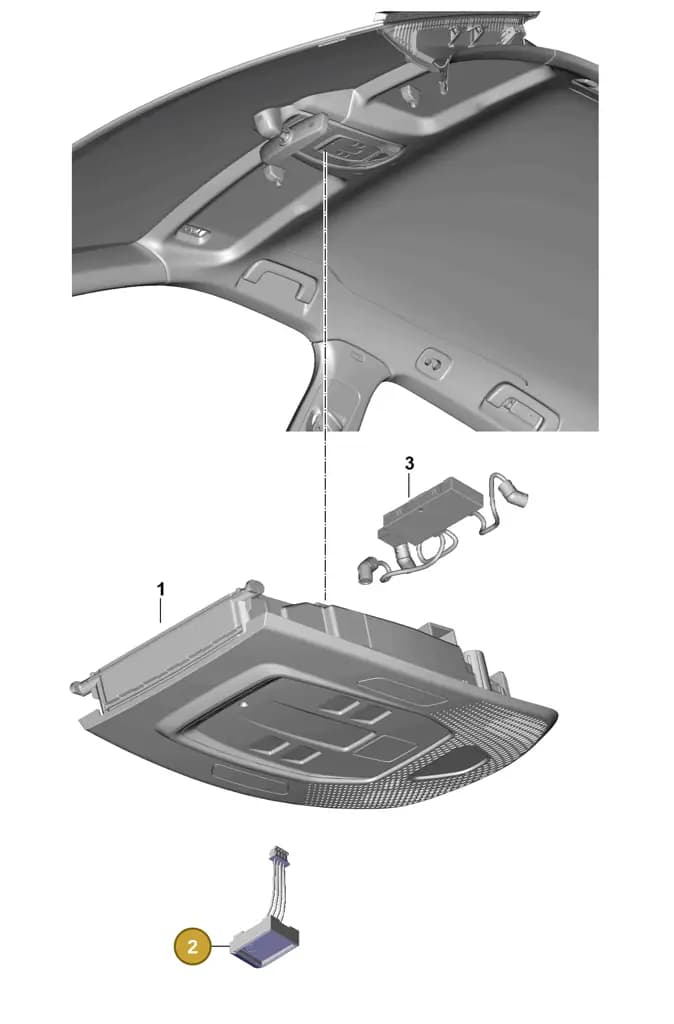 9Y0035711A — Porsche Cayenne Coupe (2023-2023) diagram p60905700, position 2