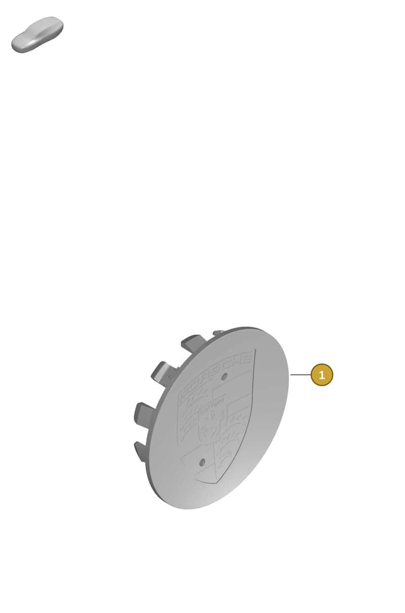 9Y0601149B — Porsche 911 (2020-2022) diagram p53601040, position 1