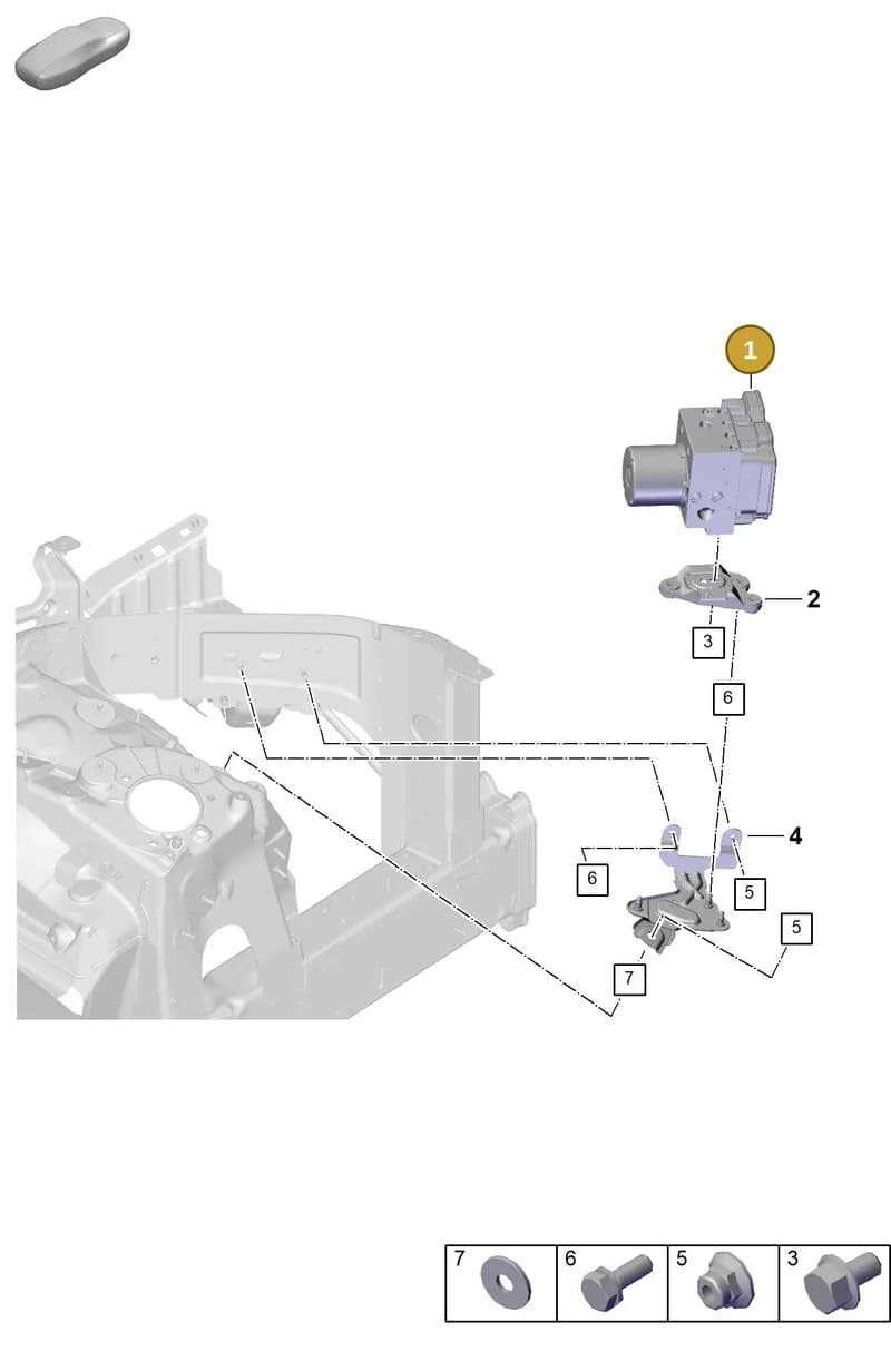 9Y0614111JY — Porsche Cayenne Coupe (2023-2023) diagram p60605000, position 1