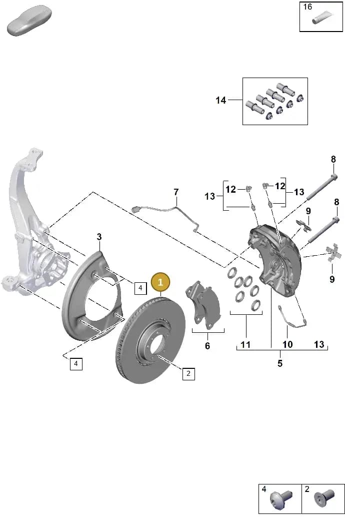 9Y0615301AF — Porsche Taycan Sport Turismo (2019-2024) diagram p60602400, position 1