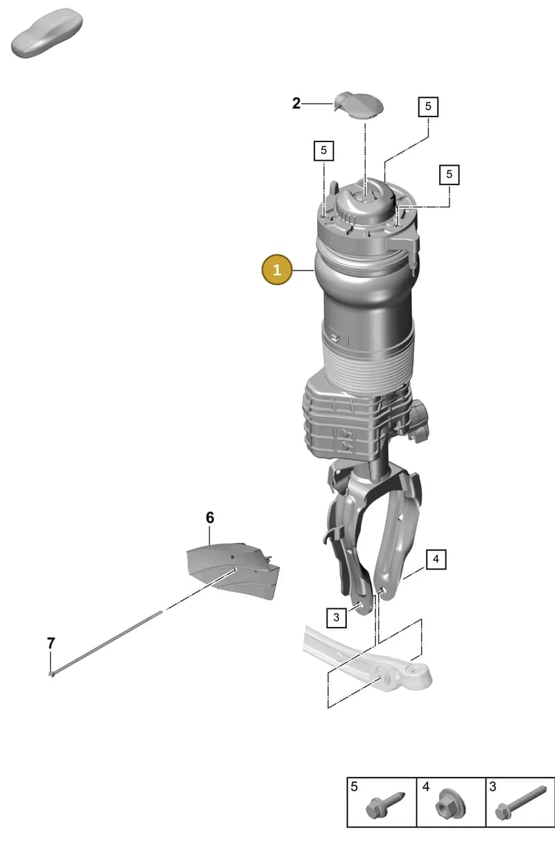 9Y0616038Q — Porsche Cayenne Coupe (2023-2023) diagram p60402000, position 1