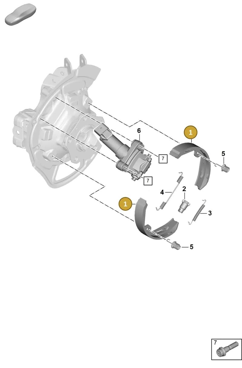 9Y0698533E — Porsche Panamera (2023-2025) diagram p62603500, position 1