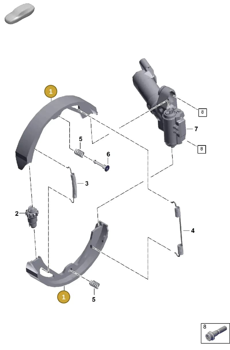 9Y0698533E — Porsche Cayenne Coupe (2023-2023) diagram p60603500, position 1