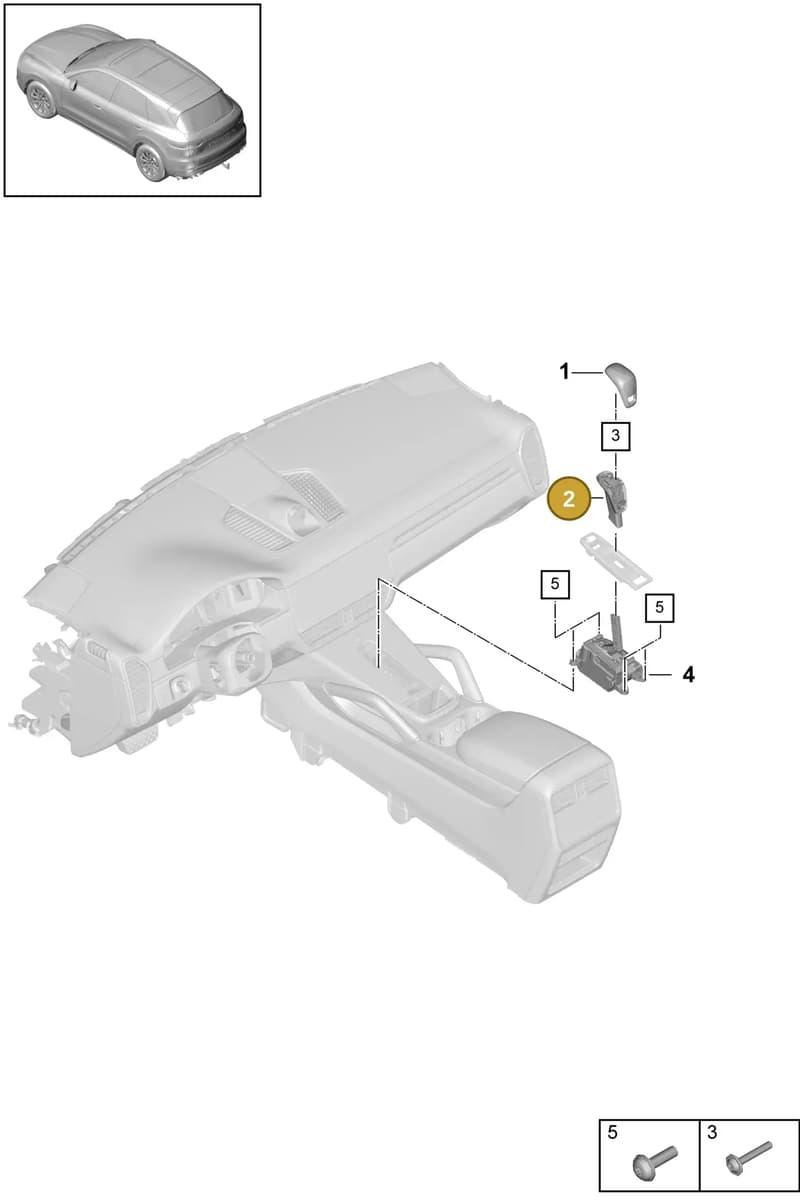 9Y0713141A8YR — Porsche Cayenne (2017-2023) diagram p51701050, position 2