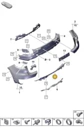 9Y0807834MO3G Porsche Trim (Carbon Gloss Black O3G)