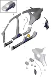 9Y0825101E Porsche Underbody Protection