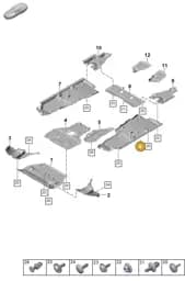 9Y0825205L Porsche Underbody Protection