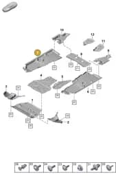 9Y0825206G Porsche Underbody Protection