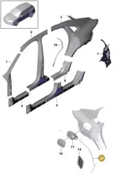 9Y0825214 Porsche Underbody Protection