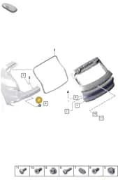 9Y0829733E Porsche Guide Wedge