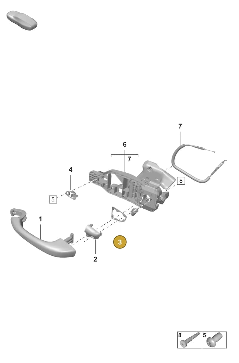 9Y0837277B — Porsche 911 (2021-2022) diagram p59804210, position 3