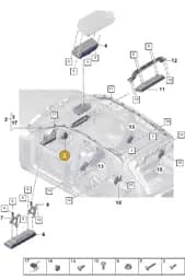 9Y0880201CHIA6 Porsche Airbag Unit (Black IA6)