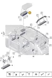 9Y0880204Q Porsche Airbag Unit