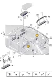 9Y0880242H Porsche Side Airbag Unit