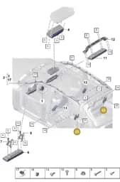 9Y0880441G Porsche Side Airbag Unit