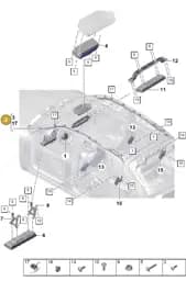 9Y0880741E Porsche Airbag Unit