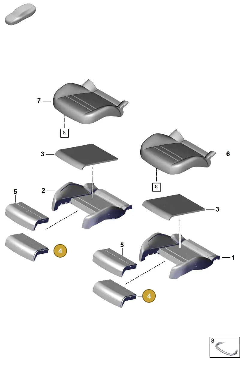 9Y0881373 — Porsche Cayenne Coupe (2023-2023) diagram p60817410, position 4
