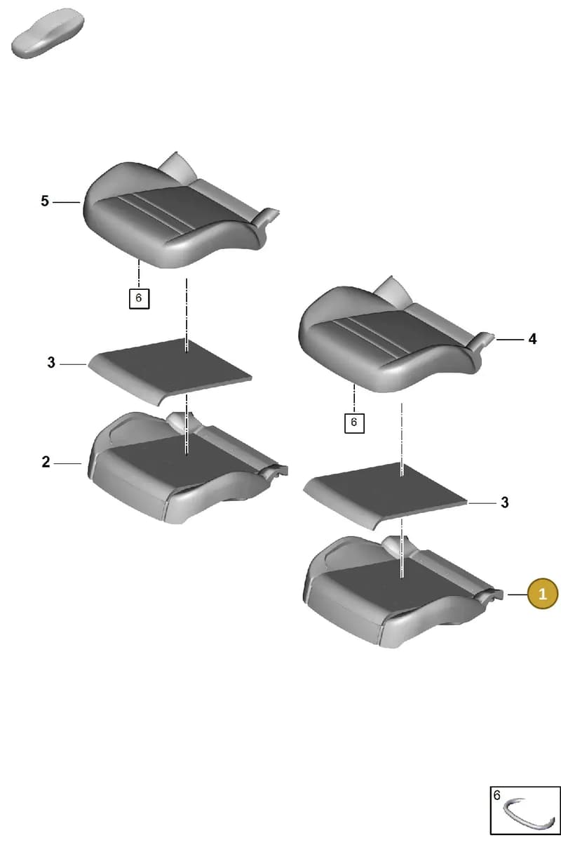 9Y0881375P — Porsche Cayenne Coupe (2023-2023) diagram p60817400, position 1