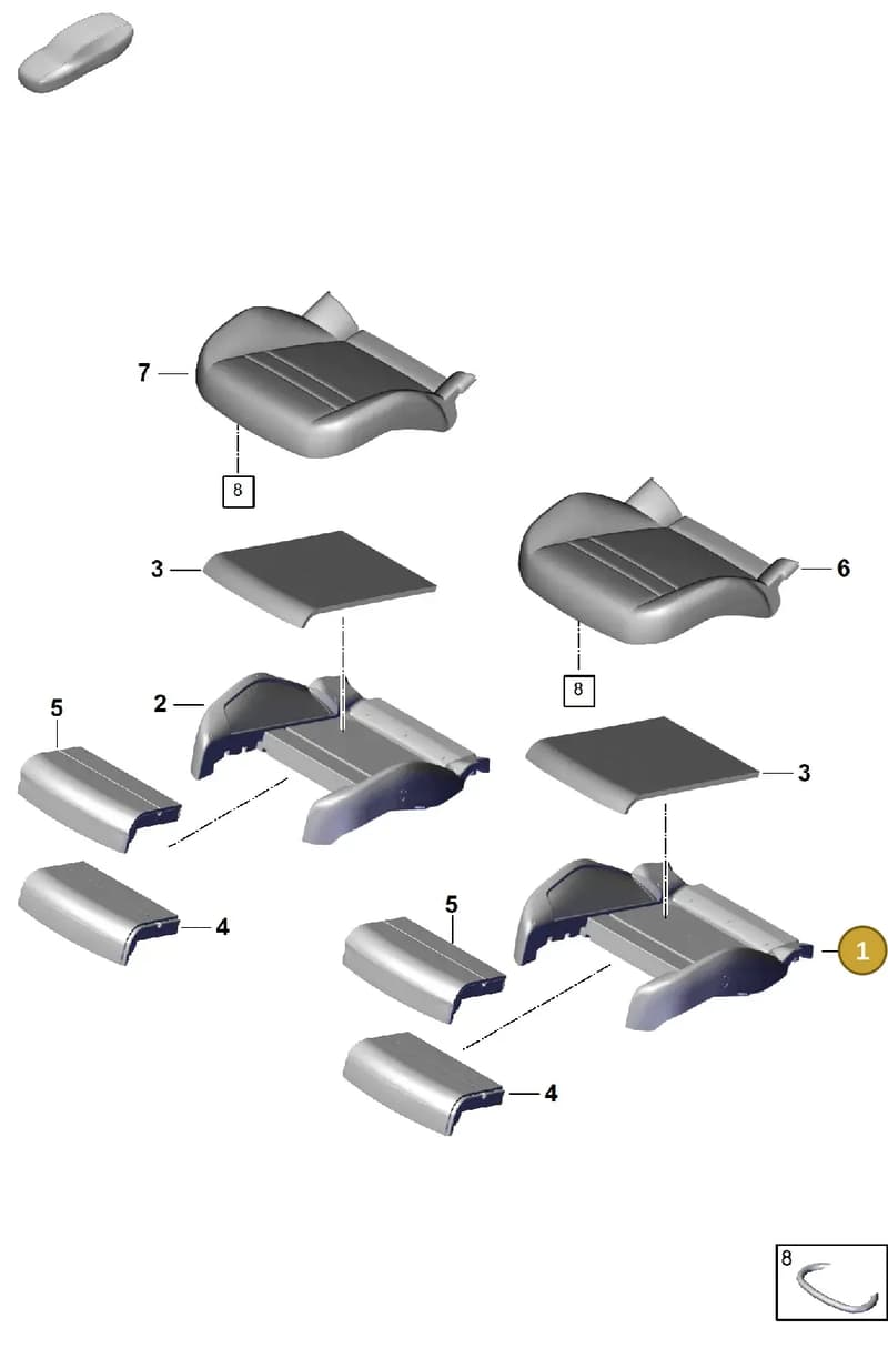 9Y0881375Q — Porsche Cayenne Coupe (2023-2023) diagram p60817410, position 1