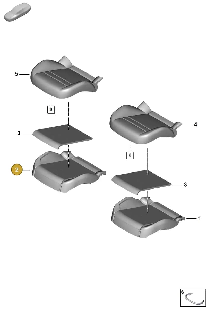 9Y0881376AJ — Porsche Cayenne Coupe (2023-2023) diagram p60817400, position 2