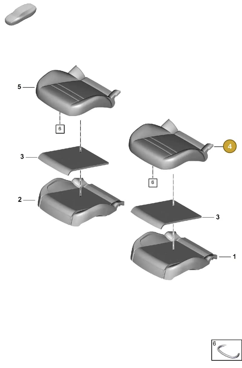 9Y0881405DSOL8 — Porsche Cayenne Hybrid Coupe (2023-) diagram p60817400, position 4