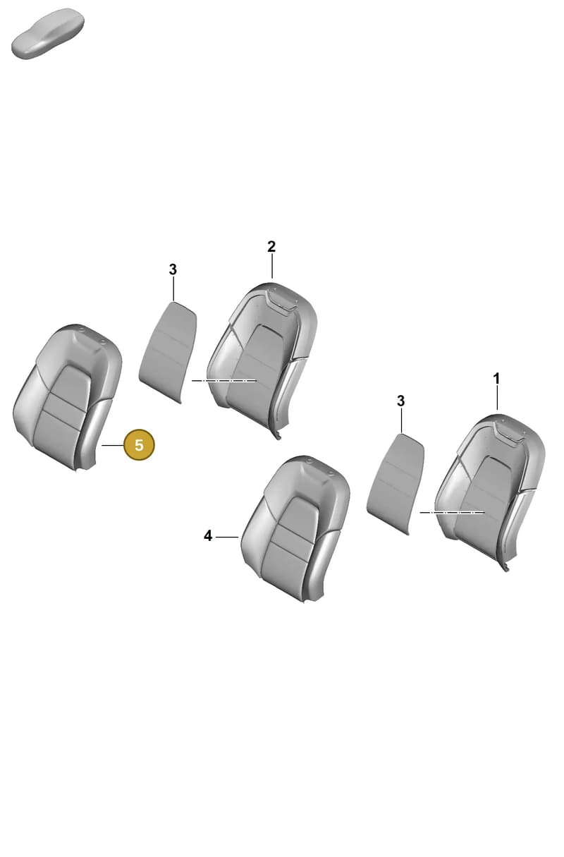9Y0881806JFD0A — Porsche Cayenne Coupe (2023-2023) diagram p60817310, position 5