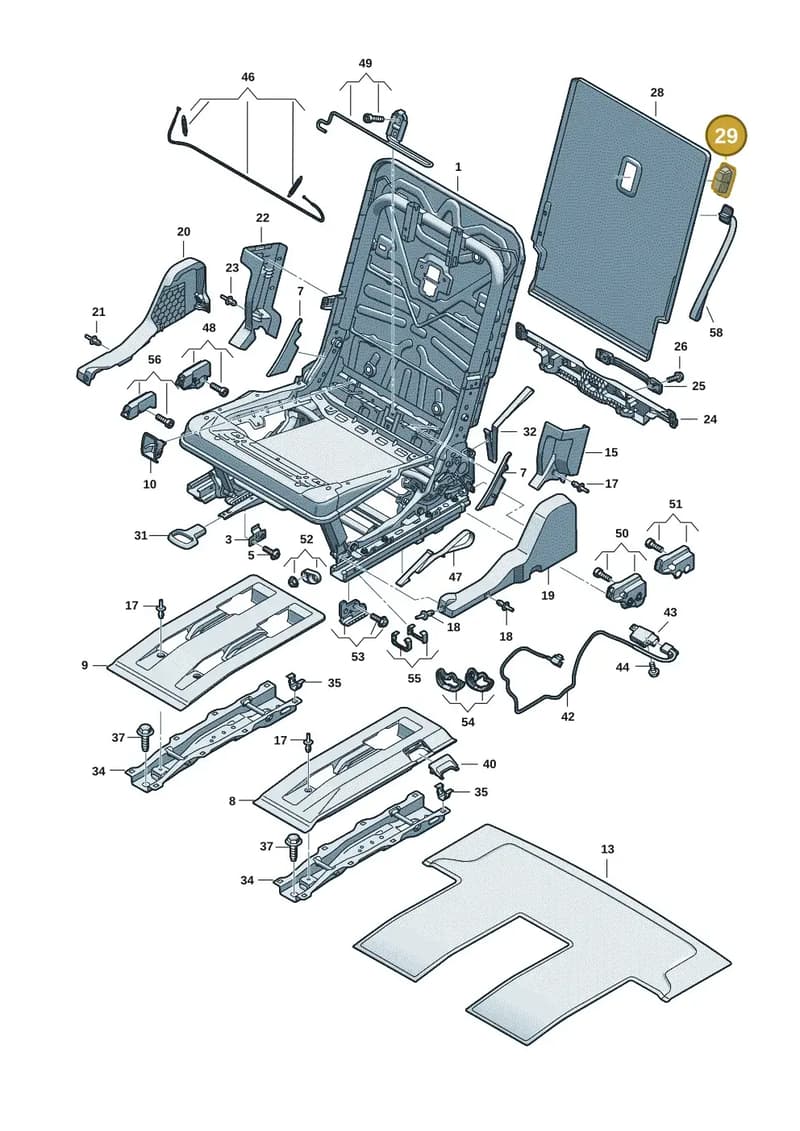 9Y0886747A1E0 — Volkswagen ID. Buzz (2022-2025) diagram 15a888000, position 29