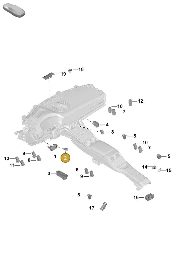 9Y09058656N3 — Porsche Panamera (2023-2025) diagram p62905600, position 2