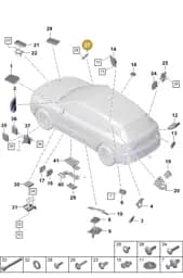 9Y0907040N Porsche Control Unit for Air Conditioner