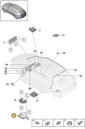 9Y0907815 Porsche Bracket