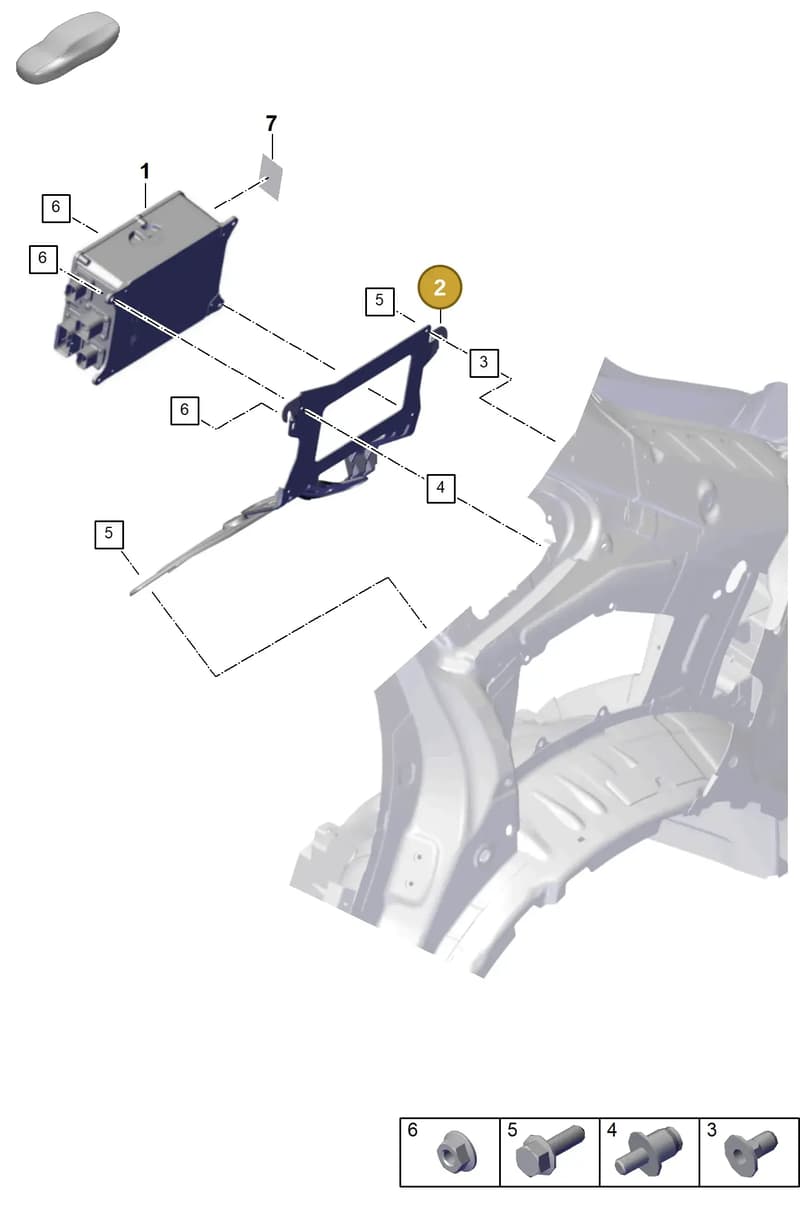 9Y0907908 — Porsche Cayenne Coupe (2023-2023) diagram p60251200, position 2