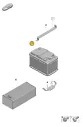 9Y0915105QY Porsche Battery
