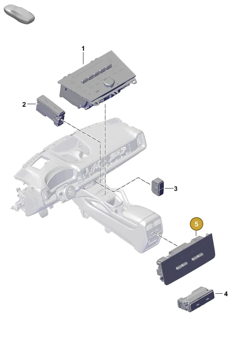 9Y0919710FOV3 — Porsche Cayenne Coupe (2023-2023) diagram p60905300, position 5