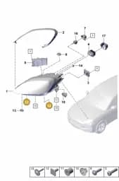 9Y0941097 Porsche Adjusting Screw