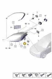 9Y0941141 Porsche Adjusting Screw