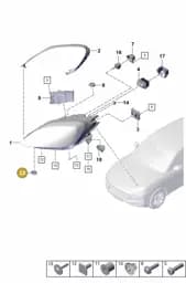 9Y0941385 Porsche Cover