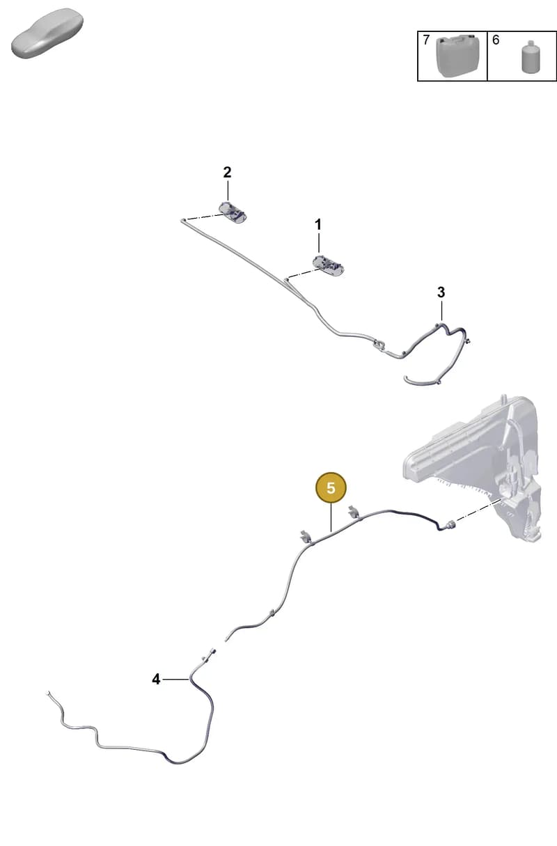 9Y0955944 — Porsche Cayenne Coupe (2023-2023) diagram p60906300, position 5