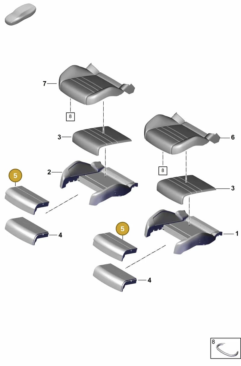 9Y0963549B — Porsche Cayenne Coupe (2023-2023) diagram p60817420, position 5